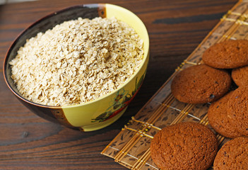 Oatmeal. Oat cookies.