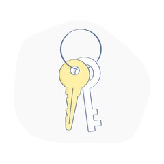 Keys with ring, Protection or Secure