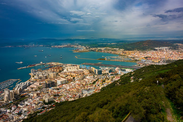 Fototapeta na wymiar Gibraltar rock