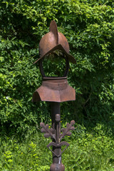 Mittelalterlicher Kriegshelm