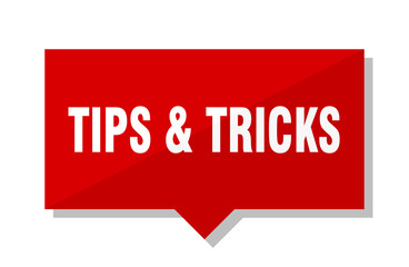 tips & tricks red tag