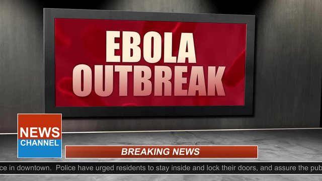 News Broadcast Title Series - Ebola Outbreak Graphic 