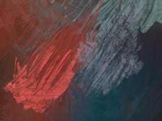 Colorful abstract wall painting. Hand made art.