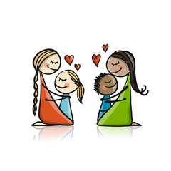 Happy mother's day. Greeting card design