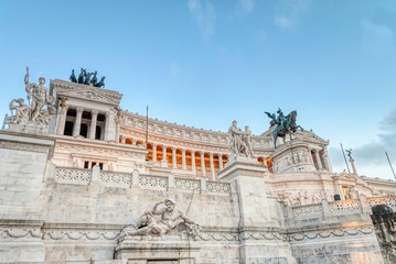 Obraz premium Vista sull'Altare della Patria