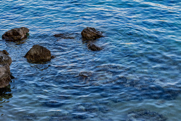 Rocky Coast. Adriatic Sea