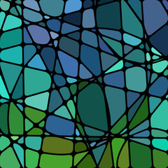abstract vector stained-glass mosaic background