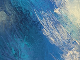 Multi color cavas painting.