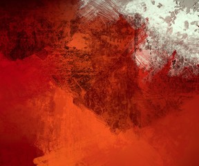 Obraz premium Multi color wall painting. Hand made.