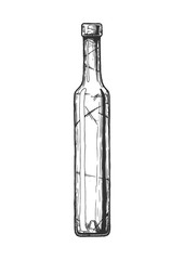 illustration of Wine bottle.
