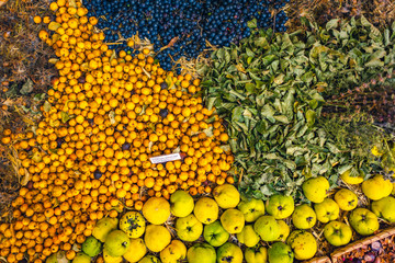 Healthy vegan food cooking ingredients