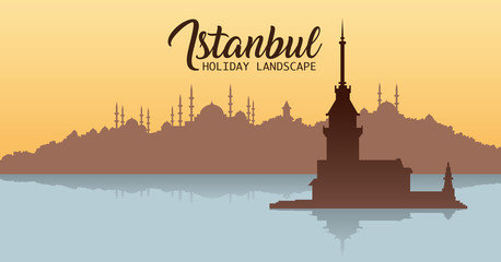 Obraz premium istanbul label