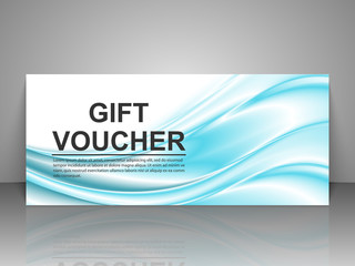 Gift voucher template.