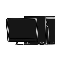 Vector design of furniture and work sign. Set of furniture and home stock vector illustration.