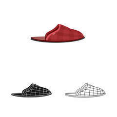 Vector illustration of shoe and footwear icon. Collection of shoe and foot stock vector illustration.