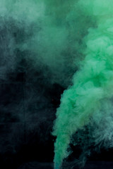 Green Smoke Bomb Overlay