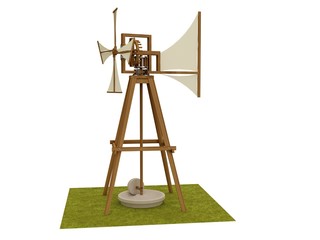 Windmill, Leonardo da Vinci, Codex Madrid II / 0043v.