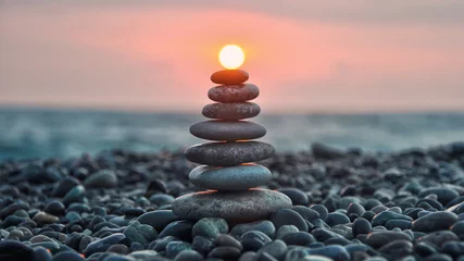 Foto auf Acrylglas Steine im Sand Imperium der Sonne