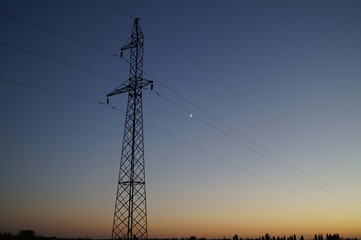 high voltage tower
