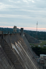 Views of Mansfield Dam at Sunset after the Rain