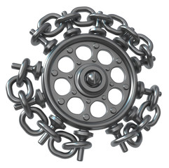 Chain Metal Wheel Part