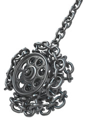 Chain Metal Wheel Yoyo