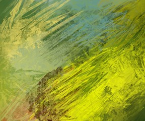 Abstract canvas. Handmade painting.