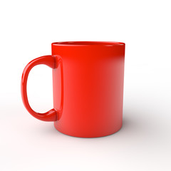 Red Cup isolated on a neutral background