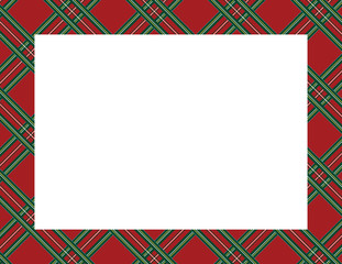 Plaid Tartan Frame to use as a background