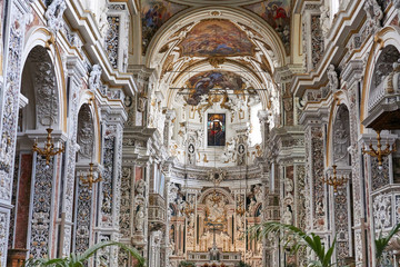 Fototapeta na wymiar A church in Palermo