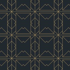 seamless geometric pattern art deco decoration design graphic vector illustration wallpaper