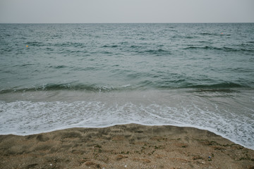 waves on the beach