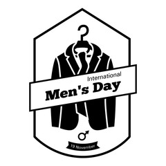 International men day clothes icon. Simple illustration of international men day clothes vector icon for web design isolated on white background