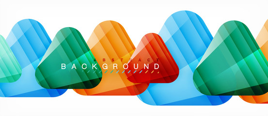 Geometric abstract background, triangles