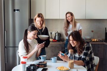 group of women in the kitchen