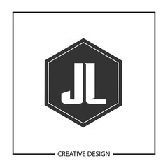 Initial JL Letter Logo Template Design