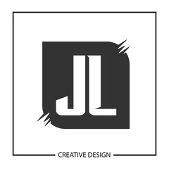 Initial JL Letter Logo Template Design