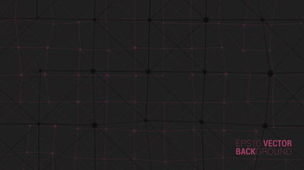 Abstract geometric background with connecting dots and lines.