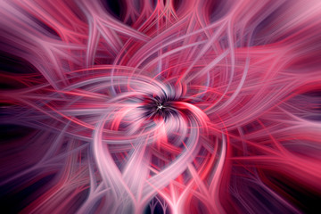 Retro abstract whirls and swirls