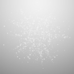 Beautiful snowfall Christmas background. Subtle fl