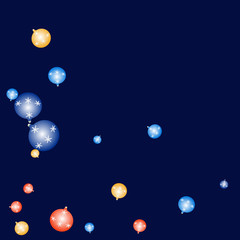 Celebration background template with Christmas balls. New Year Vector Background for Brochure, Cover. Vector Holiday Texture.