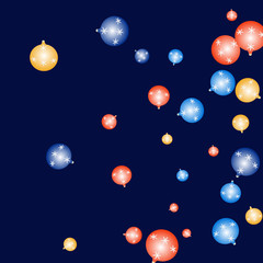 Celebration background template with Christmas balls. New Year Vector Background for Brochure, Cover. Vector Holiday Texture.