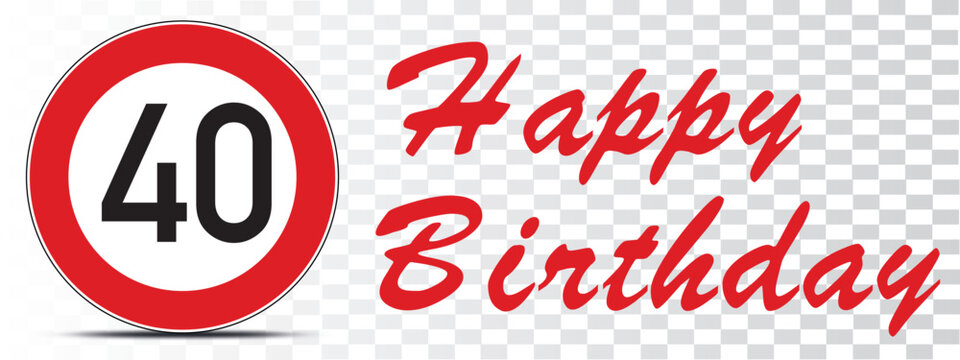 Geburtstag 40