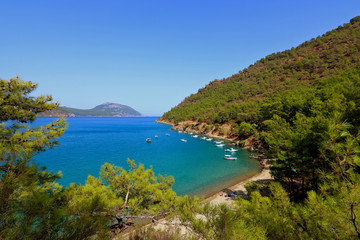 Fototapeta premium Adrasan in Antalya, Turkey.
