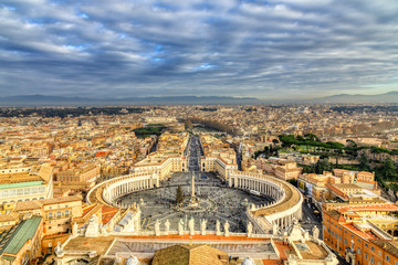 Fototapeta premium A View of St Peters Square