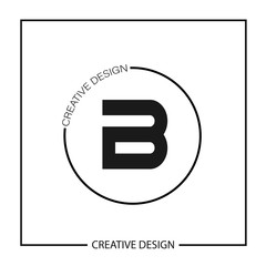 Letter B Logo Template Design