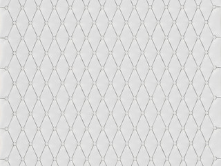 Fototapeta premium Wall panel white capitone on a white background 3d rendering