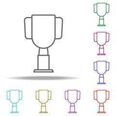 cup icon. Elements of awards in multi color style icons. Simple icon for websites, web design, mobile app, info graphics