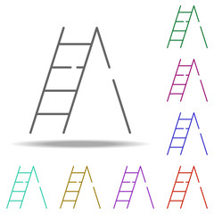 staircase, sunrise icon. Elements of construction in multi color style icons. Simple icon for websites, web design, mobile app, info graphics