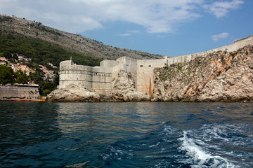 Fortress Bokar in Dubrovnik, Croatia, started in 1461, completed to its preset state in 1570, considered to be an example of harmonious and functional fortification architecture.